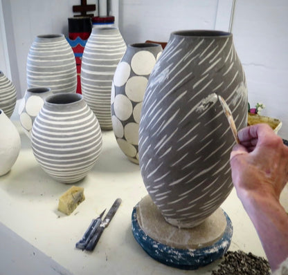 6-Week Advanced Pottery wheel class: Altered Forms, Big Vases & Teapots