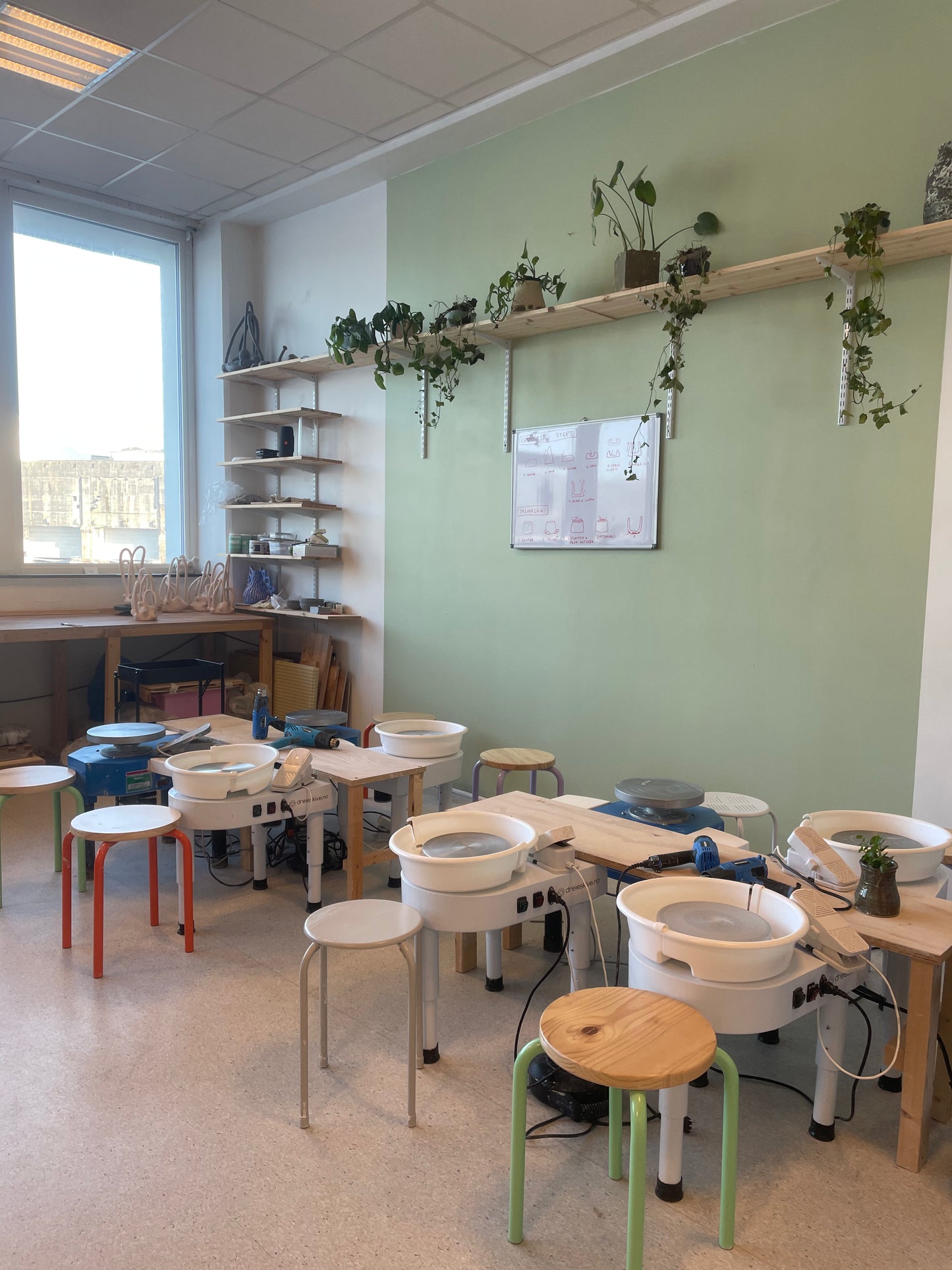 5 weeks pottery wheel course – Level 2 (Intermediate)