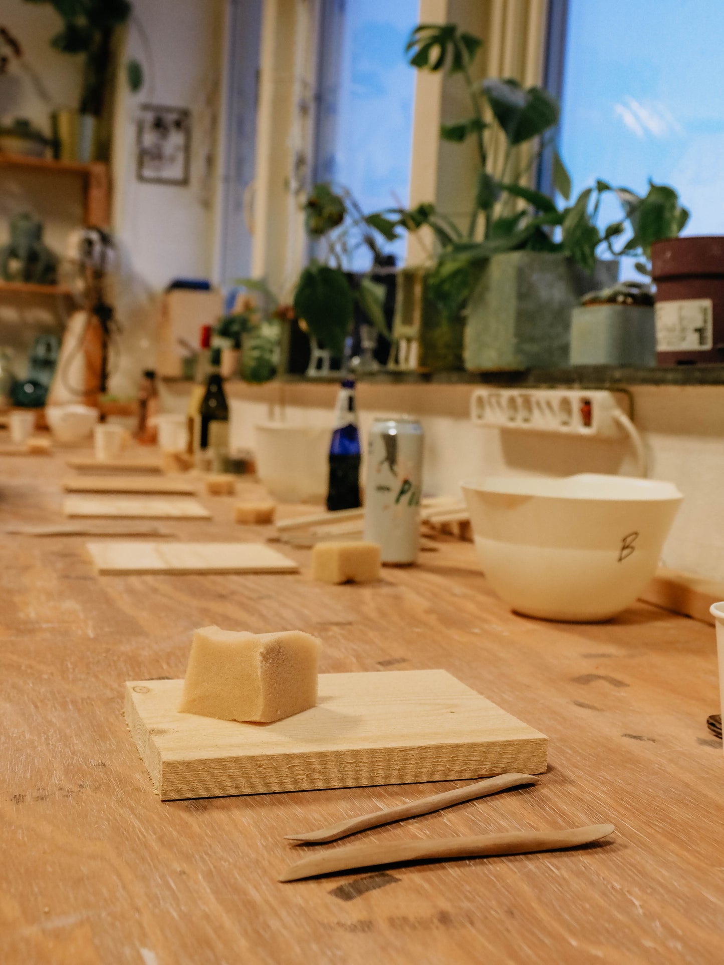 Clay and Drinks at Bodega bar