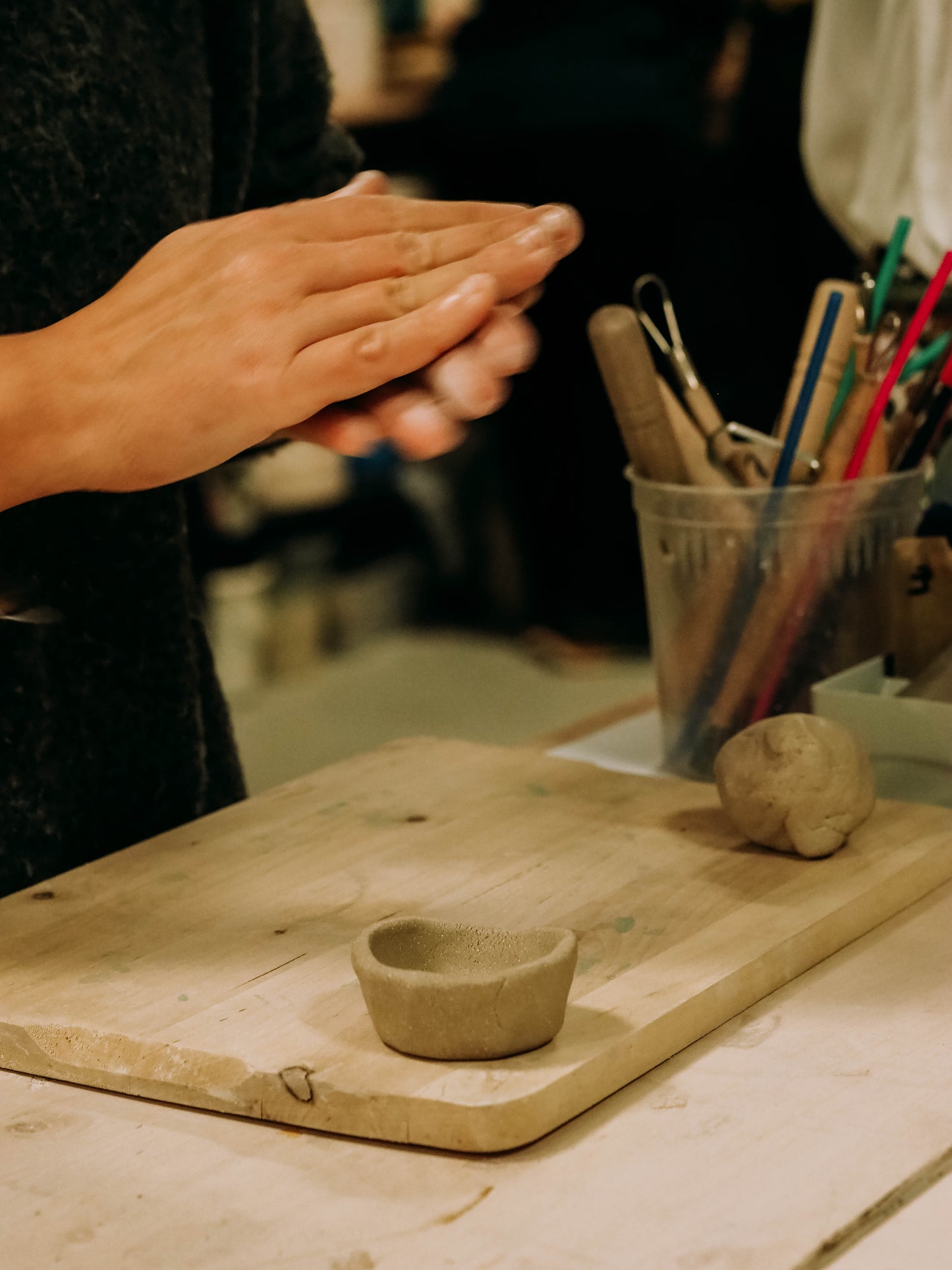 Clay and Drinks at Bodega bar