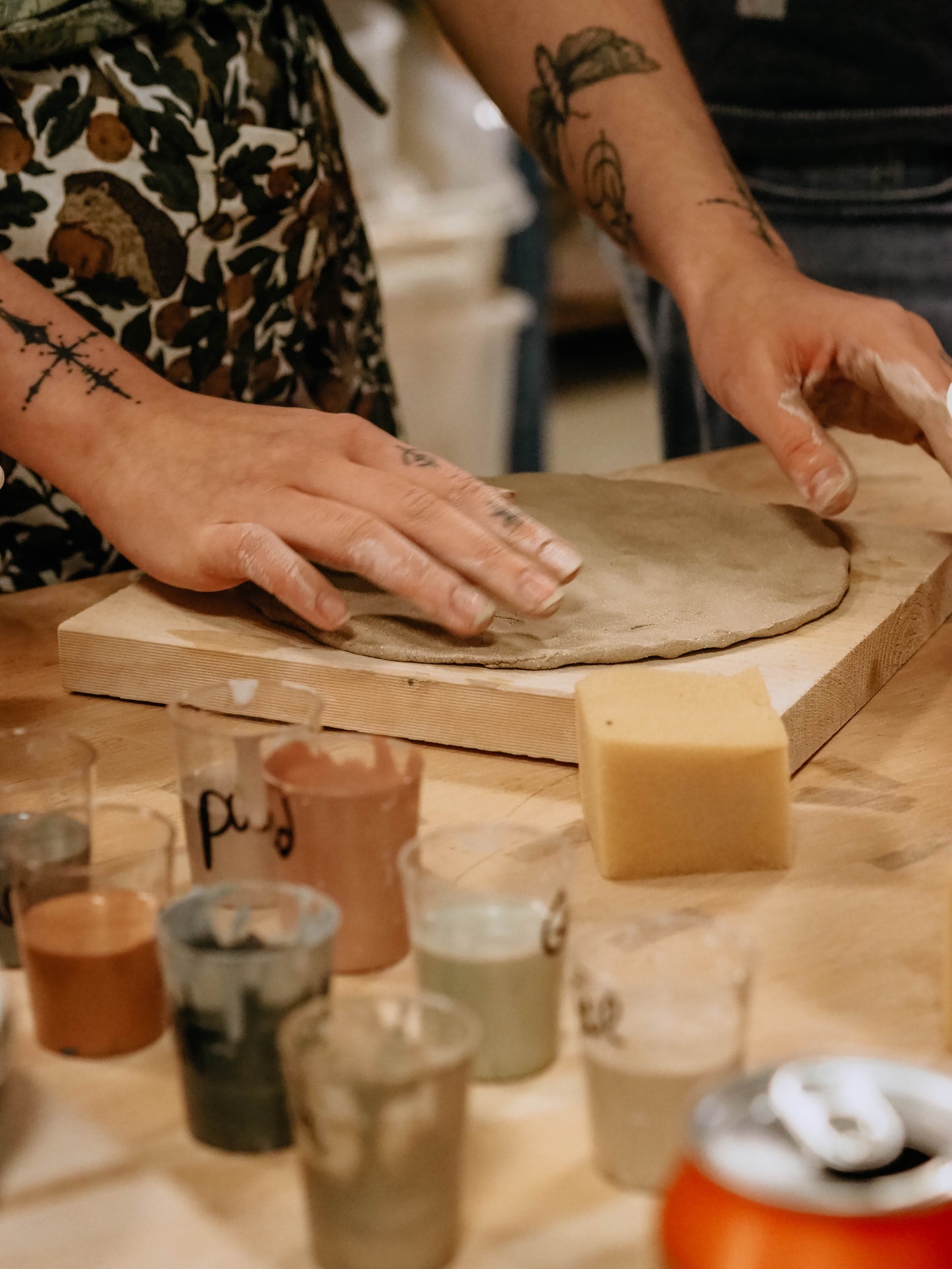 Clay and Drinks at Bodega bar
