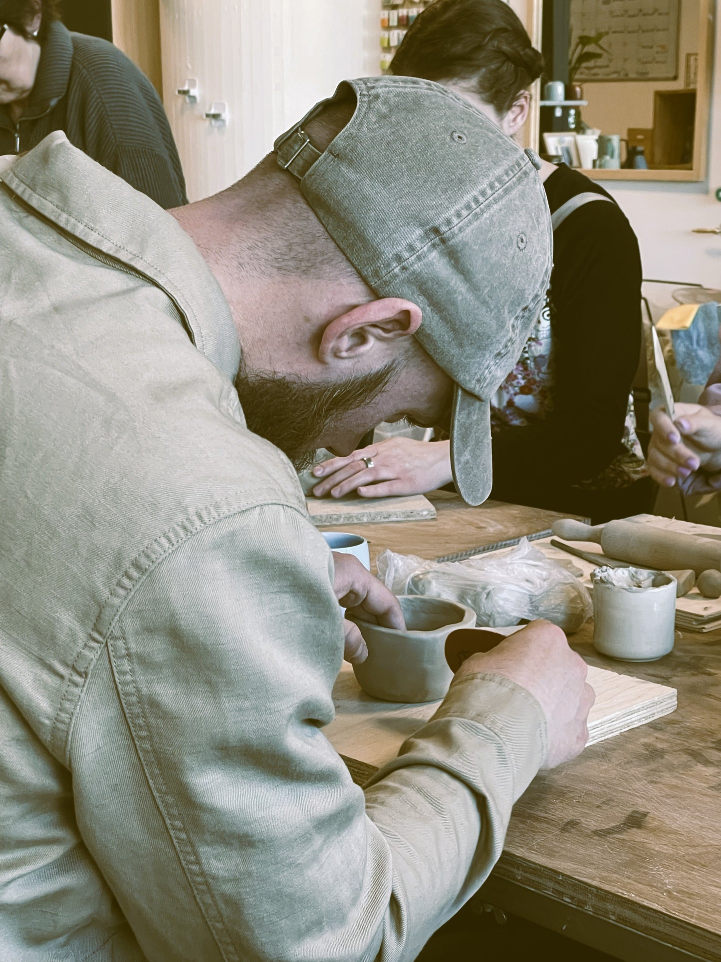 Clay and Drinks at Bodega bar